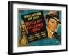 Out of the Past, UK Movie Poster, 1947-null-Framed Art Print