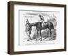 Out of the Race, 1864-John Tenniel-Framed Giclee Print