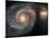 Out of This Whirl: the Whirlpool Galaxy M51 and Companion Galaxy Space Photo Art Poster Print-null-Mounted Poster