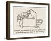 Out of Wrong Side of Bed-William Heath Robinson-Framed Art Print