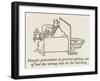 Out of Wrong Side of Bed-William Heath Robinson-Framed Art Print