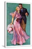 "Out on a Date,"July 14, 1934-John LaGatta-Stretched Canvas