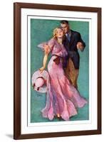 "Out on a Date,"July 14, 1934-John LaGatta-Framed Giclee Print