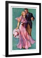 "Out on a Date,"July 14, 1934-John LaGatta-Framed Giclee Print