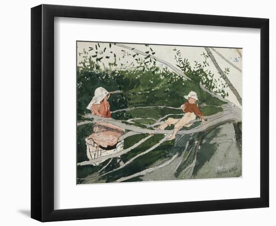 Out on a Limb-Winslow Homer-Framed Giclee Print