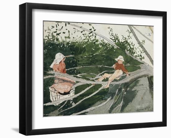 Out on a Limb-Winslow Homer-Framed Giclee Print