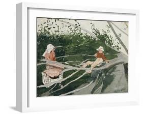 Out on a Limb-Winslow Homer-Framed Giclee Print