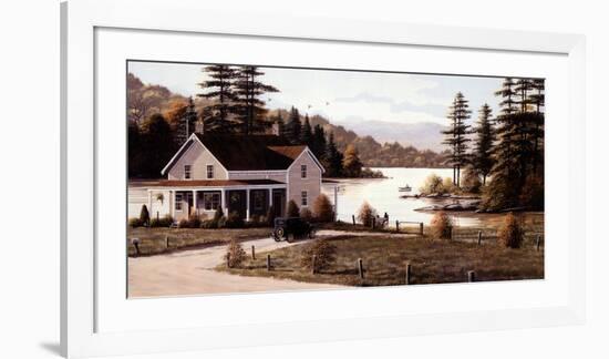 Out on the Lake-Bill Saunders-Framed Art Print