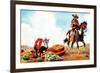 Out on the Range - Jack and Jill, March 1942-Manning de V. Lee-Framed Giclee Print