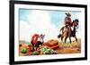 Out on the Range - Jack and Jill, March 1942-Manning de V. Lee-Framed Giclee Print