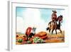 Out on the Range - Jack and Jill, March 1942-Manning de V. Lee-Framed Giclee Print