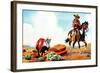 Out on the Range - Jack and Jill, March 1942-Manning de V. Lee-Framed Giclee Print