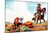 Out on the Range - Jack and Jill, March 1942-Manning de V. Lee-Mounted Giclee Print