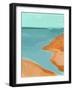 Out on the Sandbar I-Jacob Green-Framed Art Print