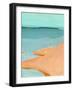 Out on the Sandbar III-Jacob Green-Framed Art Print