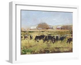 Out to Pasture II-Ethan Harper-Framed Art Print