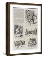 Out with the London Scottish Volunteers, a Reminiscence of Last Easter-null-Framed Giclee Print