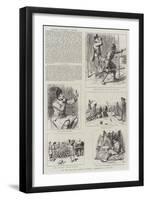 Out with the London Scottish Volunteers, a Reminiscence of Last Easter-null-Framed Giclee Print