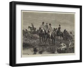 Out with the Staghounds, Capture of the Deer-Richard Caton Woodville II-Framed Giclee Print
