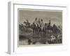 Out with the Staghounds, Capture of the Deer-Richard Caton Woodville II-Framed Giclee Print