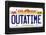 OUTATIME License Plate-null-Framed Poster