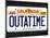 OUTATIME License Plate-null-Mounted Poster