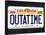 OUTATIME License Plate-null-Framed Poster