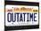 OUTATIME License Plate-null-Mounted Poster