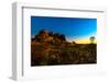 Outback landscape of Devils Marbles rock formations, Karlu Karlu Conservation Reserve-Alberto Mazza-Framed Photographic Print