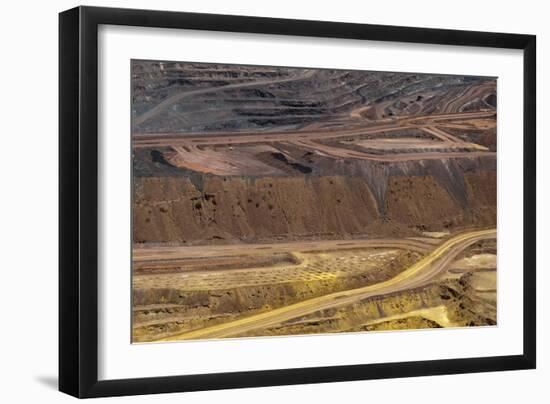 Outback Mines Aerial, Australia-John Gollings-Framed Photographic Print