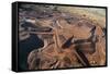 Outback mines aerial, Australia-John Gollings-Framed Stretched Canvas