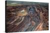 Outback mines aerial, Australia-John Gollings-Stretched Canvas