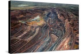 Outback mines aerial, Australia-John Gollings-Stretched Canvas