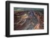 Outback mines aerial, Australia-John Gollings-Framed Photo