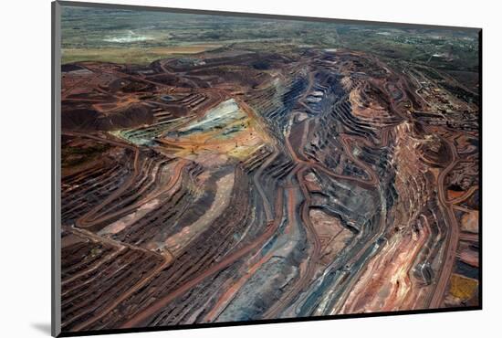 Outback mines aerial, Australia-John Gollings-Mounted Photo