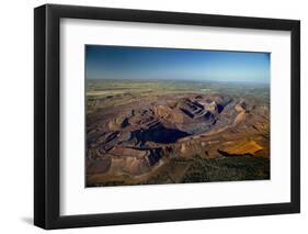 Outback mines aerial, Australia-John Gollings-Framed Photo