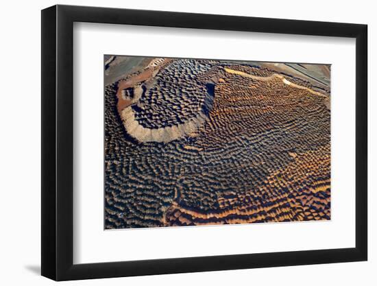 Outback mines aerials.-John Gollings-Framed Photo