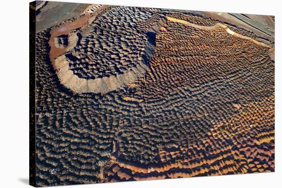 Outback mines aerials.-John Gollings-Stretched Canvas