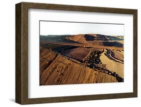 Outback mines aerials.-John Gollings-Framed Photo