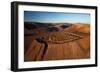 Outback mines aerials.-John Gollings-Framed Photo