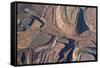 Outback mines aerials.-John Gollings-Framed Stretched Canvas