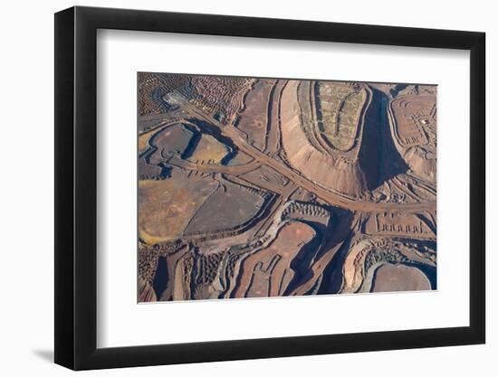 Outback mines aerials.-John Gollings-Framed Photo