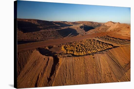 Outback mines aerials.-John Gollings-Stretched Canvas