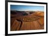 Outback mines aerials.-John Gollings-Framed Photo