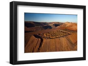 Outback mines aerials.-John Gollings-Framed Photo