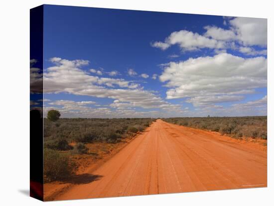 Outback Road, Menindee, New South Wales, Australia, Pacific-Jochen Schlenker-Stretched Canvas