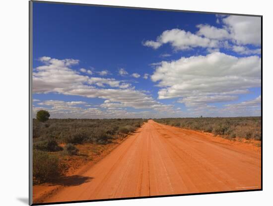 Outback Road, Menindee, New South Wales, Australia, Pacific-Jochen Schlenker-Mounted Photographic Print