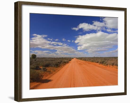 Outback Road, Menindee, New South Wales, Australia, Pacific-Jochen Schlenker-Framed Photographic Print