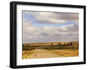 Outback Road, Near White Cliffs, New South Wales, Australia-Jochen Schlenker-Framed Photographic Print