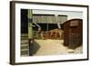 Outbuildings Made Of Corrugated Metal-Fay Godwin-Framed Giclee Print